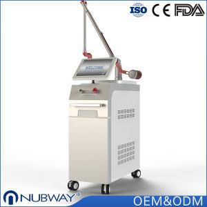 China Nubway hot sale Newest design 1064nm 532nm  Nd Yag Laser Q Switch Beauty Machine for tattoo removal Speckle removal on sale