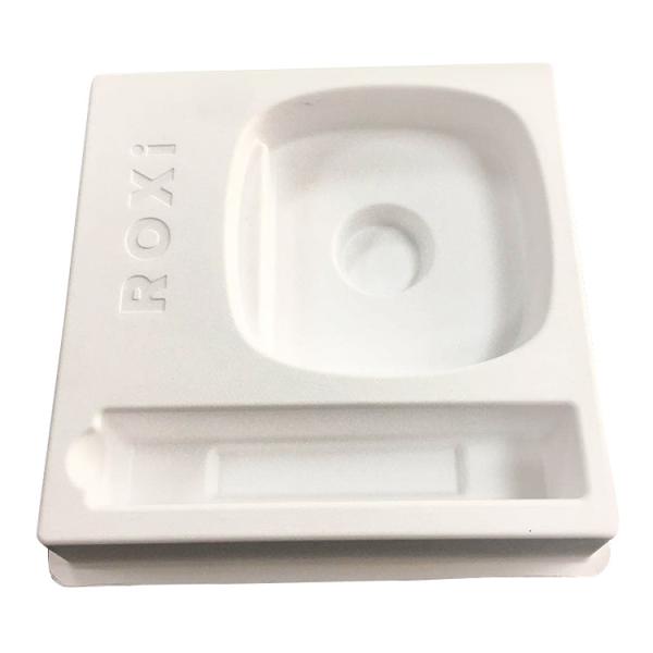 Disposable A4 Paper Wet Press Pulp Tray Biodegradable Oil Resistant