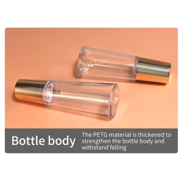 120ml 150ml PETG Bottle Triangle Thick Wall Cosmetic Jar Custom Logo Printing Accepted