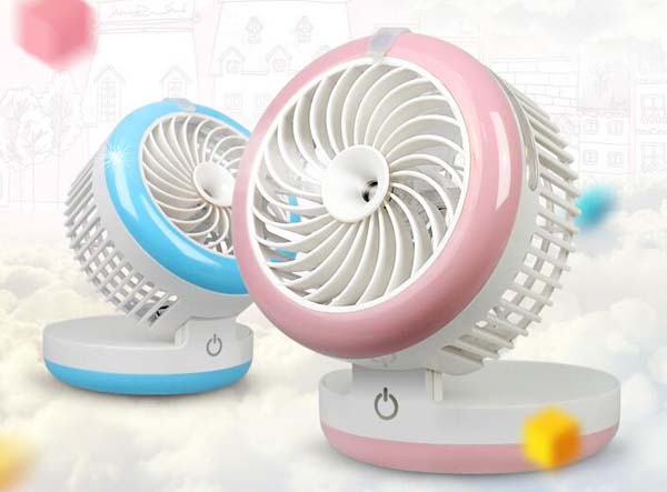 Foldable Beauty Spray USB Mini Fan Portable Handheld Cooling Mini Fan