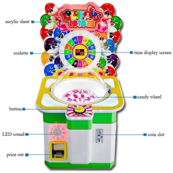 Electronic Game Zone Candy Gift Vending Machine With Hardware + Plastic Material