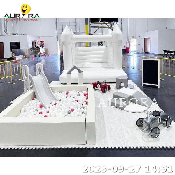 Soft Play Equipment Inflatable Bounce House Cheap Indoor Playground With Ball Pit