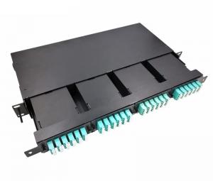 China PLC Splitter Fiber Patch Panel 19Inch Rack Mounted Termination Box on sale
