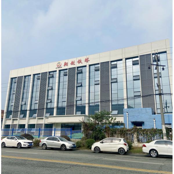 4 Legged Self Supporting Lattice Steel FM Radio Communication Tower with Platform