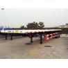 30T Capacity 40ft 2 axles  ISO Semi FlatBed Container Truck Trailer for sale