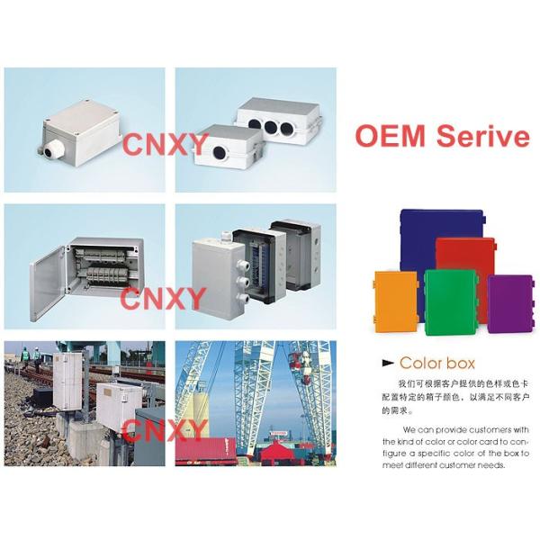 Dustproof Outdoor Electrical Junction Box Flame Resistent CE / ROHS Approved