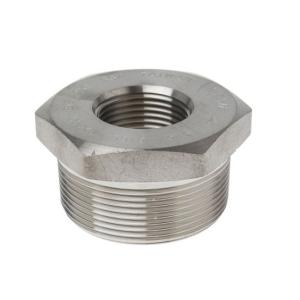 SS304 SS201 SS316 SS Threaded Pipe Fittings For Hex Bushing