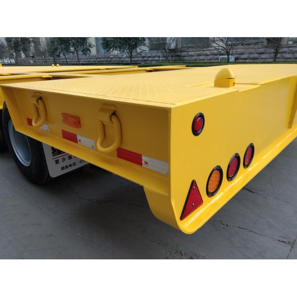 Heavy Duty Foldable Lowboy Gooseneck Trailer One Line 2 Axles Gooseneck