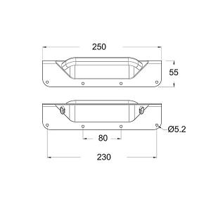 Corner Handle,Zinc,Rohs