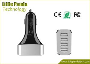 China Popular Design 4 Ports Car USB Charger Universal USB Car Charger for IOS and Andriod Devices on sale