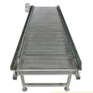 China Food Grade Stainless Steel Belt Conveyor Oil-Resistant Balance Weave Conveyor wholesale