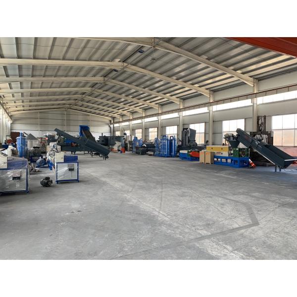 OEM Waste Plastic PP PE Film Recycling Line With Max. Capacity Of 100-500kg/H