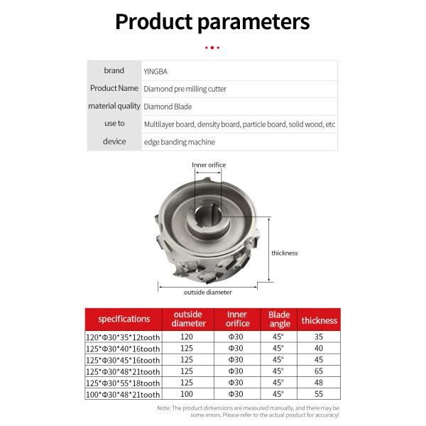 Edge Banding Machine CNC Wood Bit OEM Diamond PCD Milling Cutter Wood