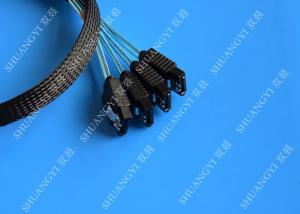 China 8 Inch SATA III 6.0 Gbps 7 Pin Female To Female Data Cable With Locking Latch Blue wholesale