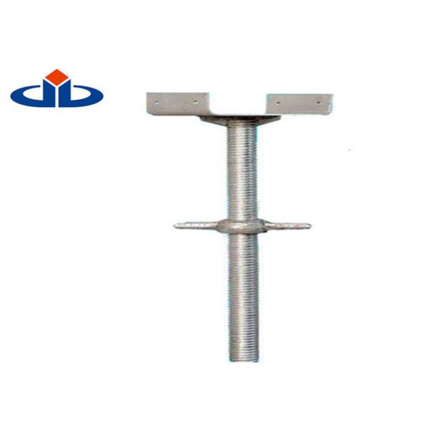 Building Scaffold Leveling Screw Jacks Base Plate Jack Hot Dip Galvanizing Process