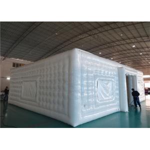 China White Advertising Airtight Inflatables Cube Tent For Big Event Occasion on sale