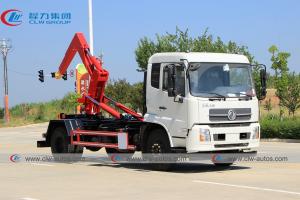 China Dongfeng 6 Wheels Hook Lift Truck Detachable Garbage Truck 12cbm/12m3 4*2 wholesale