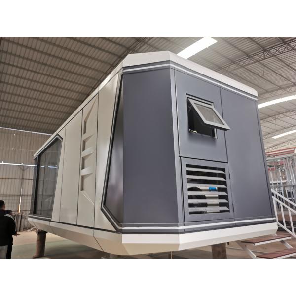 Space Capsule Container House Prefab Modular Hotel with Glass Wool Insulation