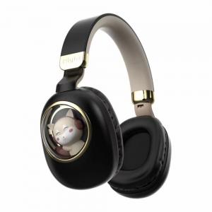 China Cute Cat Ear Bluetooth Headphones , Wireless Bluetooth Noise Cancelling Headphones wholesale