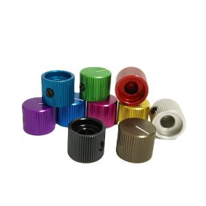 China Knurled Aluminum CNC Turning Parts Custom Small Turned Parts Audio Knob wholesale