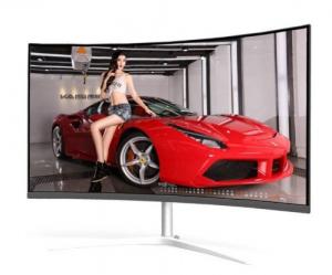 China 3.7KG All In One Widescreen PC Curved LCD 24 Inch LCD TV HD Big Screen on sale
