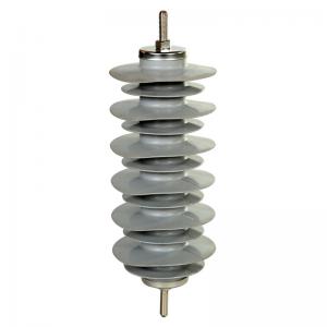 China MOA Type Lightning Surge Arrester Silicon Rubber Material ISO-9001 Certified 30KV 5KA wholesale