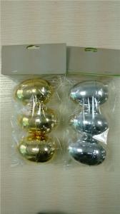 China Easter eggs in gold and silver color wholesale