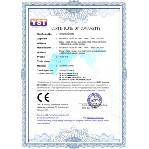 Ningbo Latitude Communication Equipment Co.,Ltd Certifications