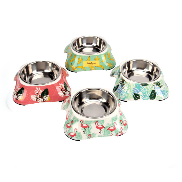 China Colorful Stainless Steel Pet Food Bowl with The Latest design wholesale