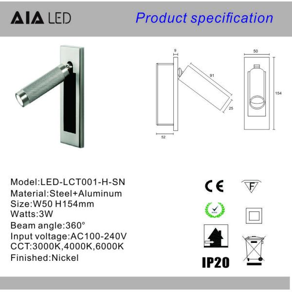 bed board light led reading lamp headboard wall light patterned led reading lamp for bedside reading light hotel