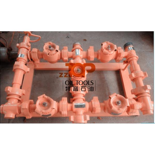 Surface Floor Choke 2000 Psi Wellhead Manifold For Well Testing Service