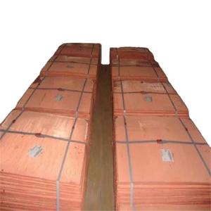 China 4x8 Copper Cathode Sheet 99.99% Purity Electrolytic Copper Plating wholesale