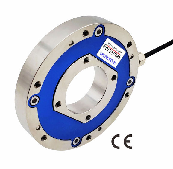 Low Profile Through Hole Reaction Torque Transducer 5Nm 10N*m Thin Torque Sensor