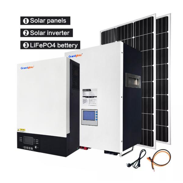 5KW Off Grid Solar Inverter Ground Mounting Home Solar Power System