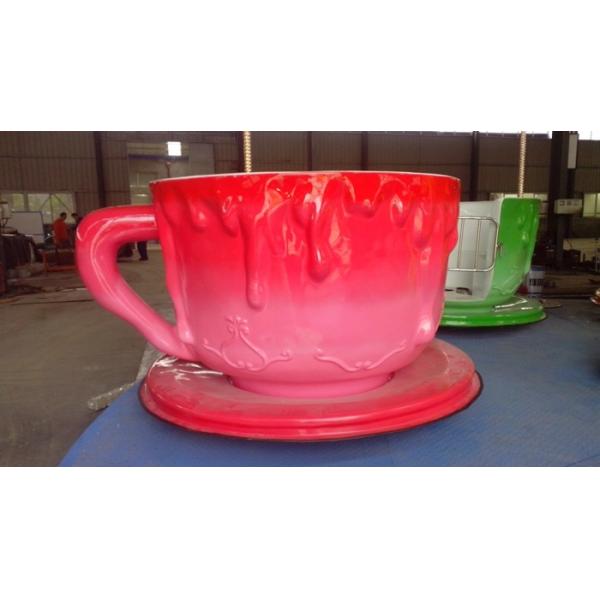 Shopping Mall Spinning Teacups Ride With Three Small Rotating Turntable