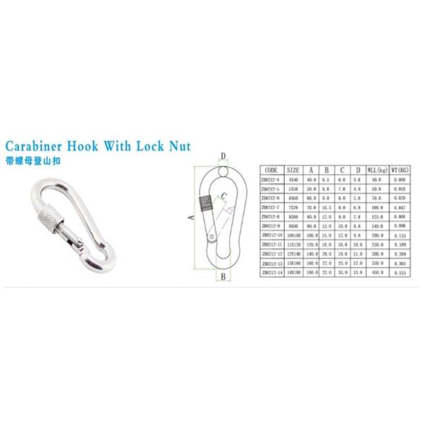 40mm Stainless Steel Carabiner Hook The Must-Have Accessory for Climbing Enthusiasts