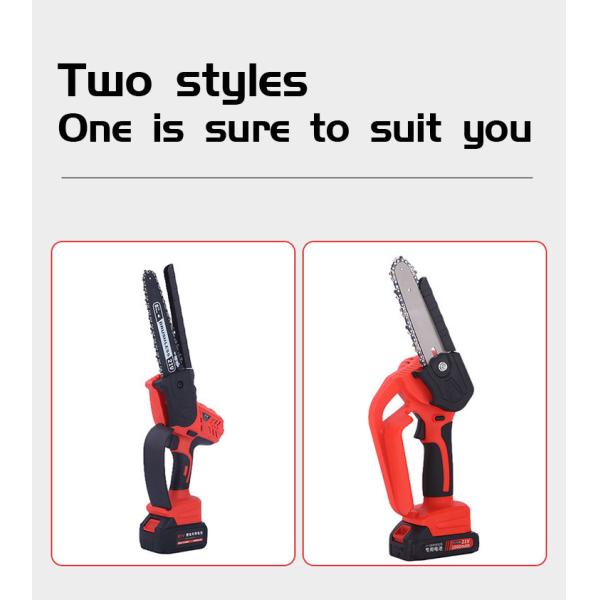 Handheld Lithium Battery Chain Saw Home Rechargeable Outdoor Logging Pruning Chainsaw One Handed