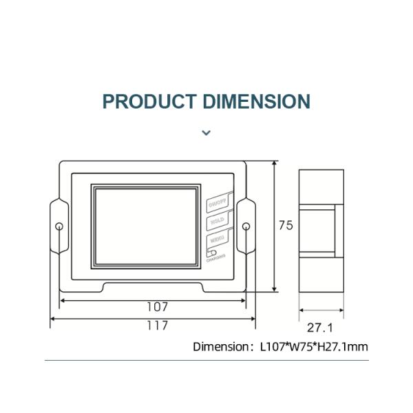 DMI815 3.7V ISO High Accuracy Digital Inclinometer Screw Mounting Angle Finder