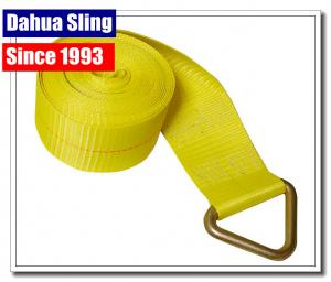 China 5670 Lb Winch Extension Strap With Delta Ring Assembly 4&quot; X 27&quot; OEM Avaliable wholesale