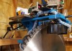 Diamond tools automatic feeding solder, brushing flux,rotate saw blade segment