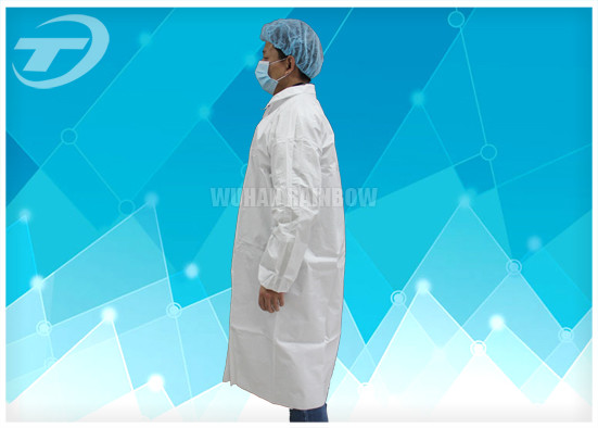 Microporous Medical Lab Coats Soft , Waterproof And Breathable Surgical Scrub Suits