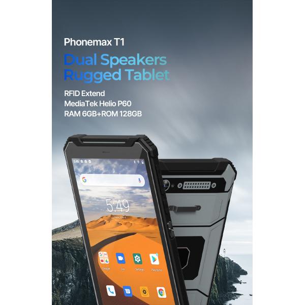 Phonemax T1 Ruggedized Android Tablet PC RAM 6GB+ ROM 128GB