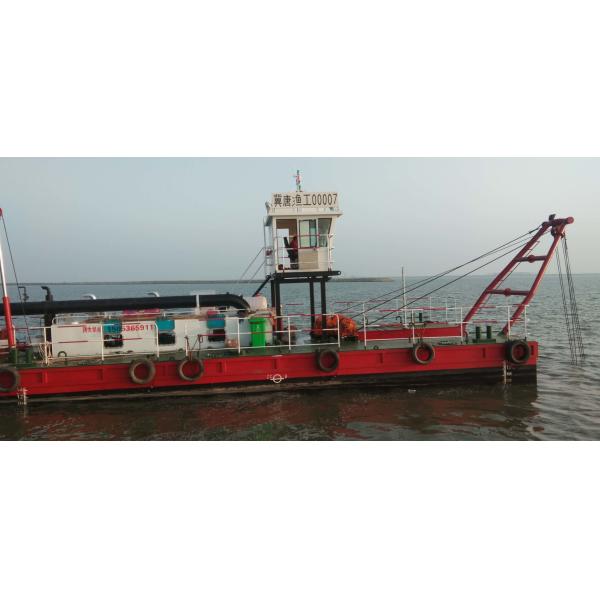 6 Inch Diesel River Dredging Equipment With Water Engine Cooling System Cutter Suction Dredger