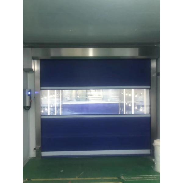 High Performance PVC Fabric Rolling Up Door Rapid Automatic