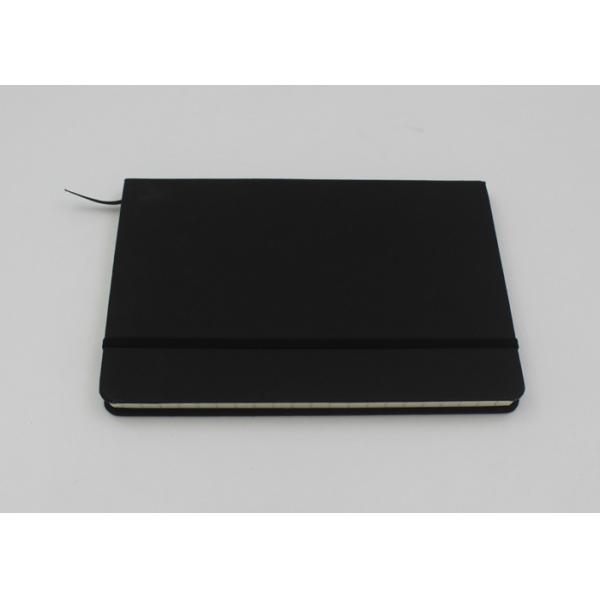 Custom A5 Size Recycled Paper Notebook with Embossed Logo Moleskine Style