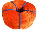 16mm PE PP Commercial Fishing Rope / Braided Polypropylene Rope