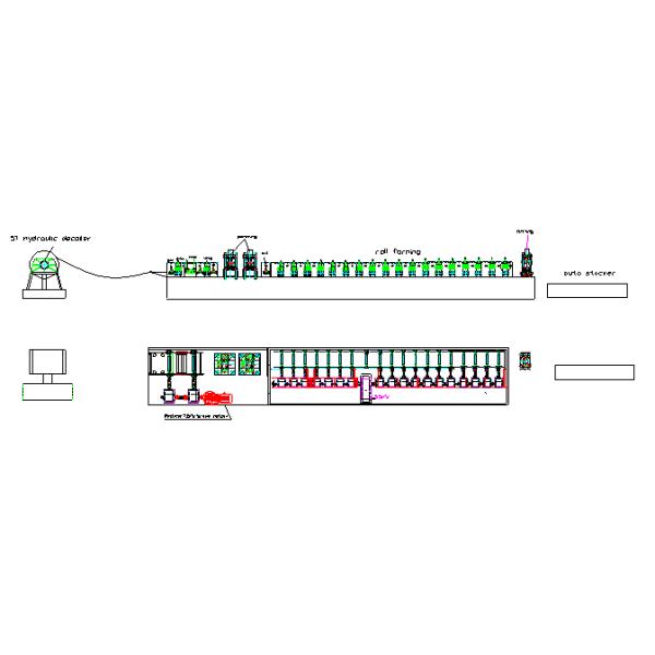 Cassette Type Guardrail Roll Forming Machine with M Shape profile interchangeable