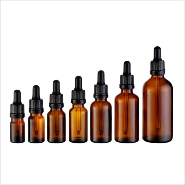 5ml 10ml Amber Essence Glass Dropper Bottle 15ml 20ml 30ml 50ml 100ml