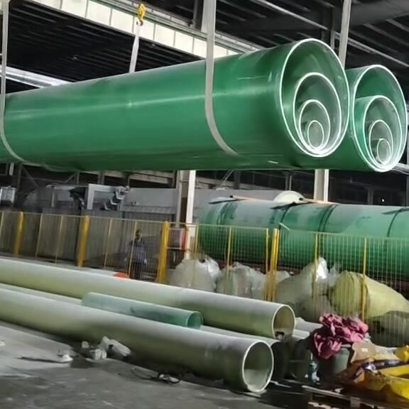 12m Max Length DN50-2000mm Composite Fiber Pipe For Industry