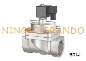 China High Pressure Water Air Stainless Steel Solenoid Valve 100 Bar 12V 24V wholesale